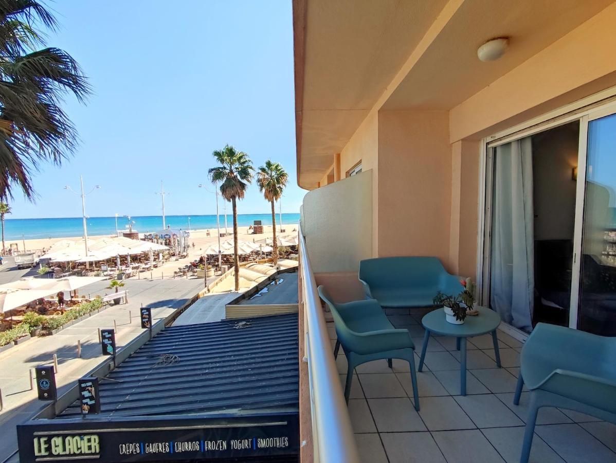 Superbe T2 Vue Mer Avec Ascenseur Canet-en-Roussillon Buitenkant foto